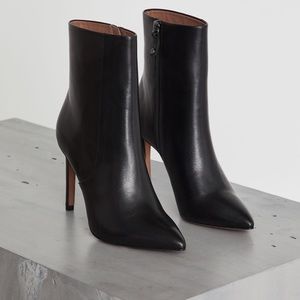 BCBG Maxazria Ava Leather Stiletto Bootie Size 8
